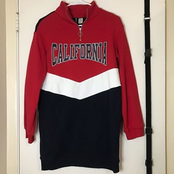 New H&m Women California Half Zip Pullover sweater - Picture 1 of 5